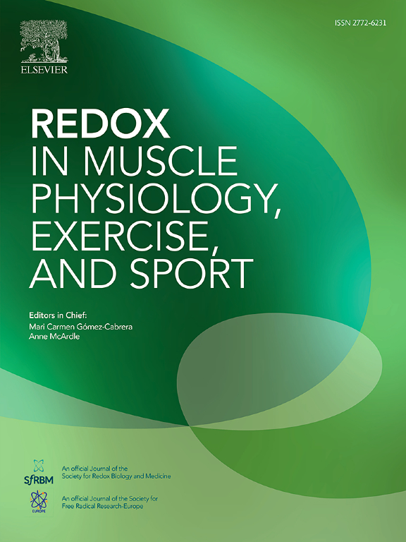Go to journal home page - Redox in Muscle Physiology, Exercise, and Sport